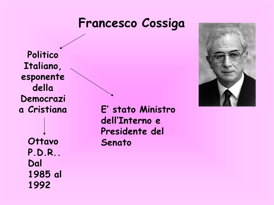 Politico Italiano, esponente della Democrazia Cristiana