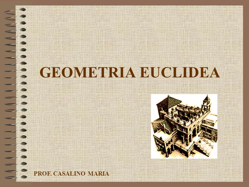 GEOMETRIA EUCLIDEA PROF. CASALINO MARIA