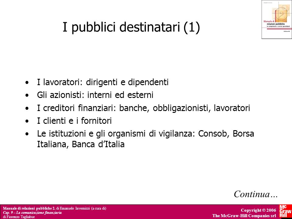 I pubblici destinatari (1)