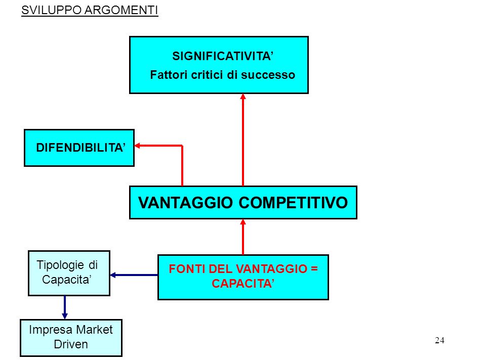 VANTAGGIO COMPETITIVO