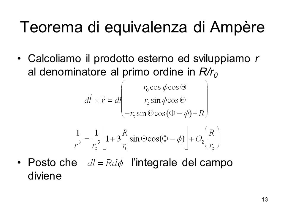 Teorema di equivalenza di Ampère