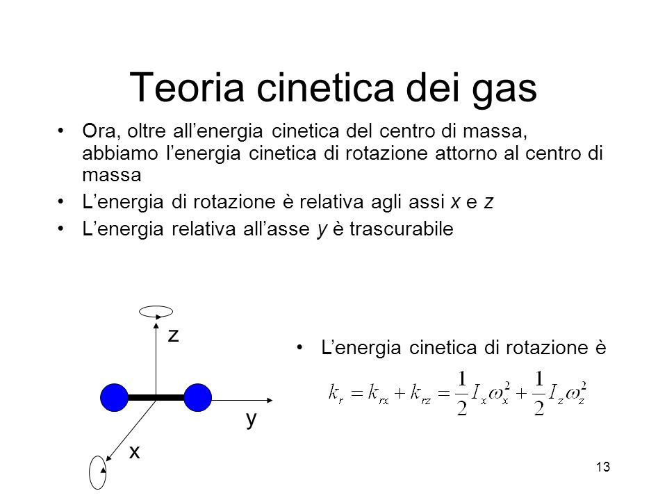 Teoria cinetica dei gas