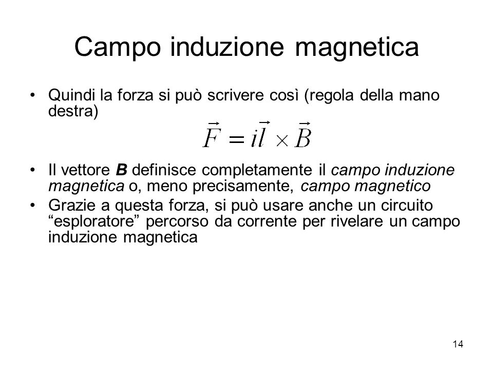 Campo induzione magnetica