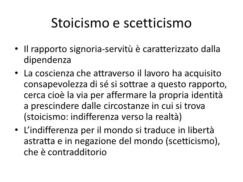 Stoicismo e scetticismo