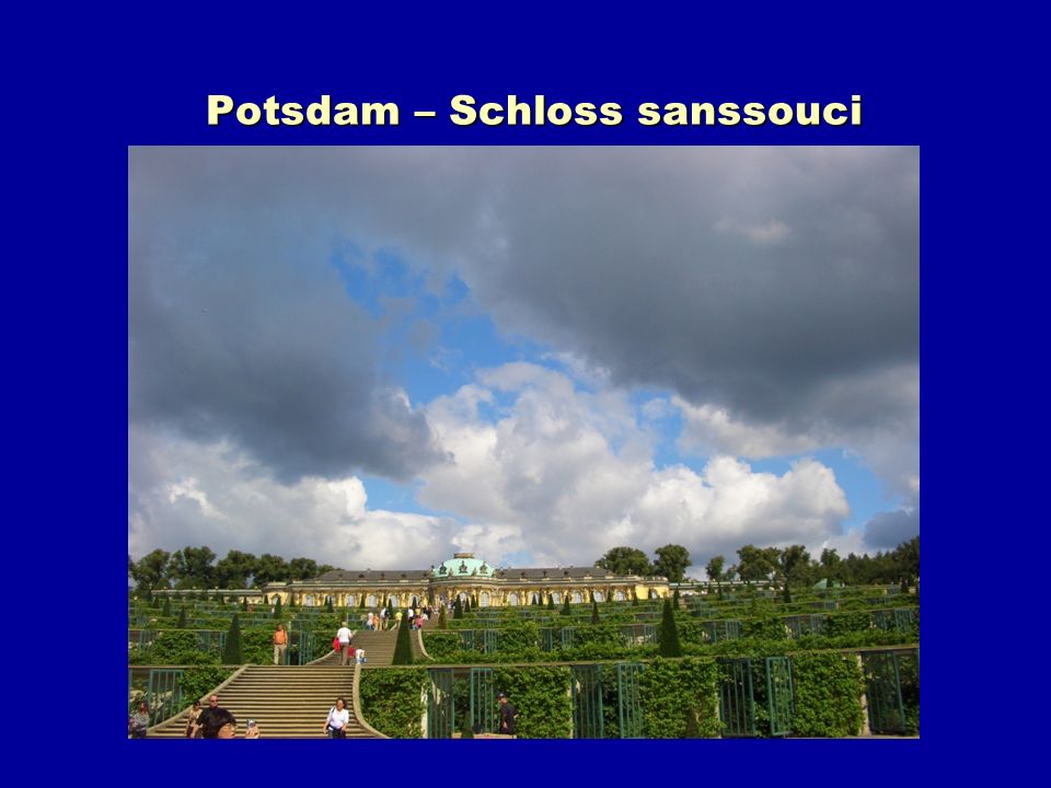 Potsdam – Schloss sanssouci