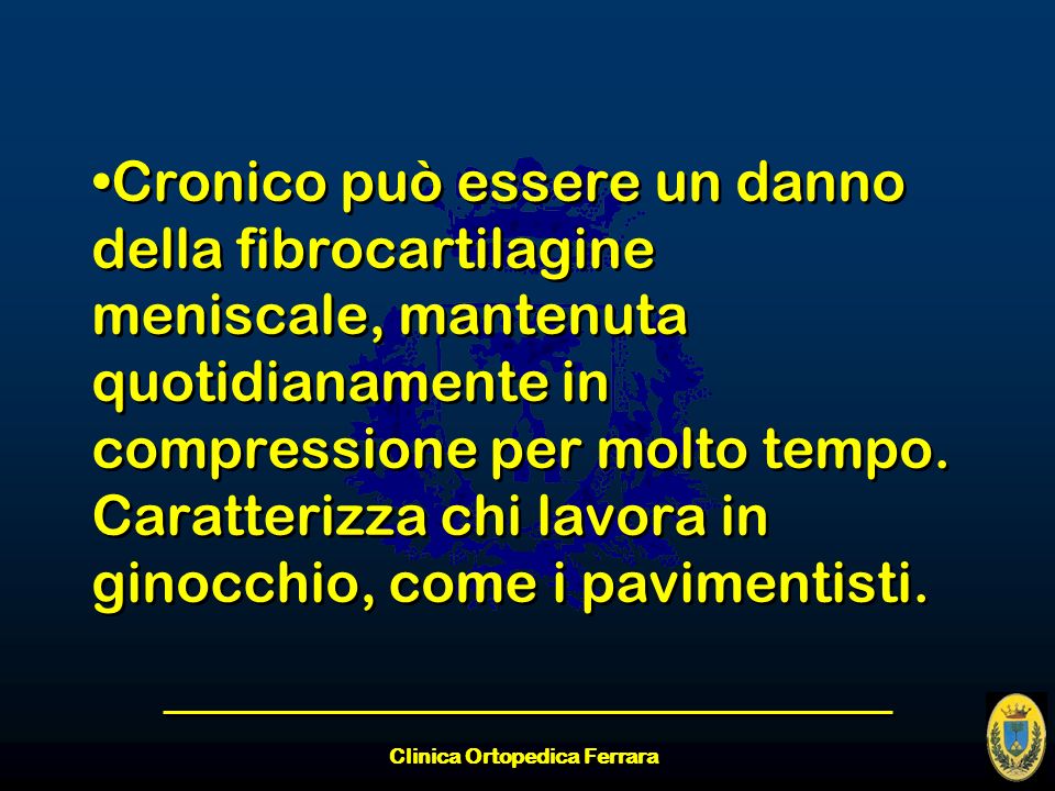 Clinica Ortopedica Ferrara