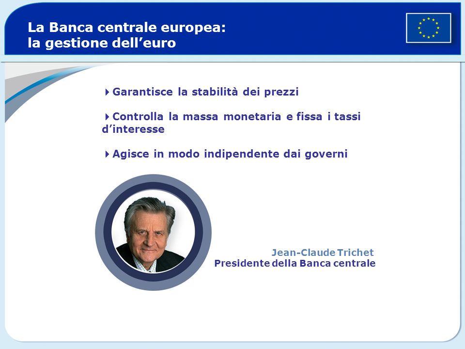 La Banca centrale europea: la gestione dell’euro