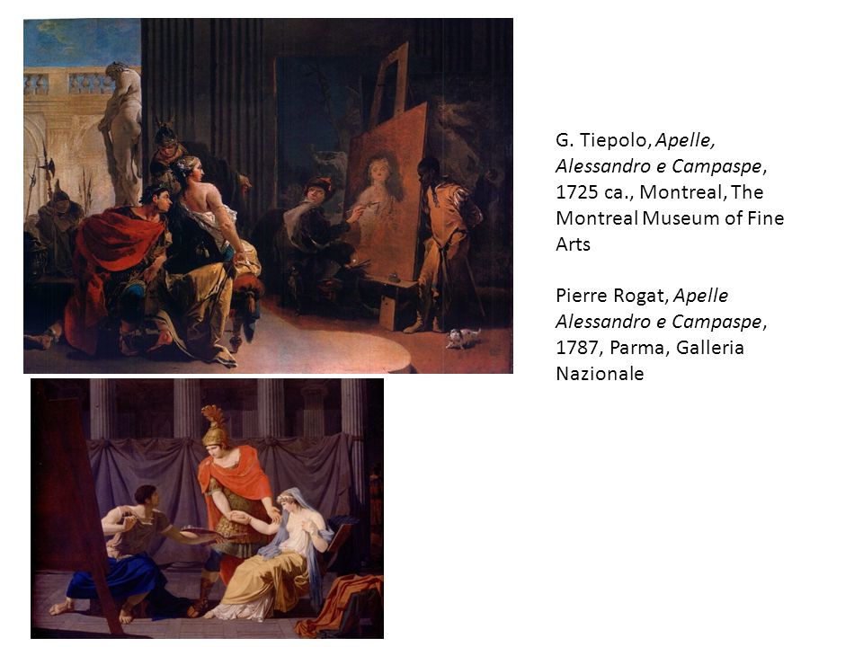G. Tiepolo, Apelle, Alessandro e Campaspe, 1725 ca