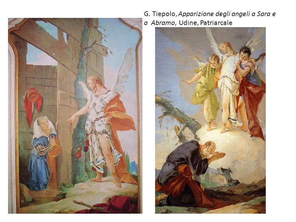 G. Tiepolo, Apparizione degli angeli a Sara e a Abramo, Udine, Patriarcale