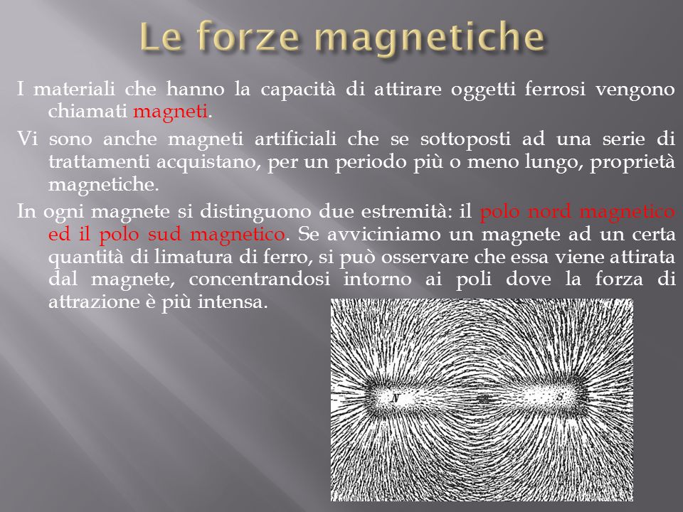Le forze magnetiche