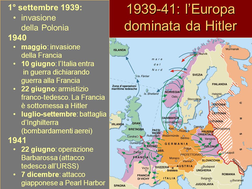 : l’Europa dominata da Hitler