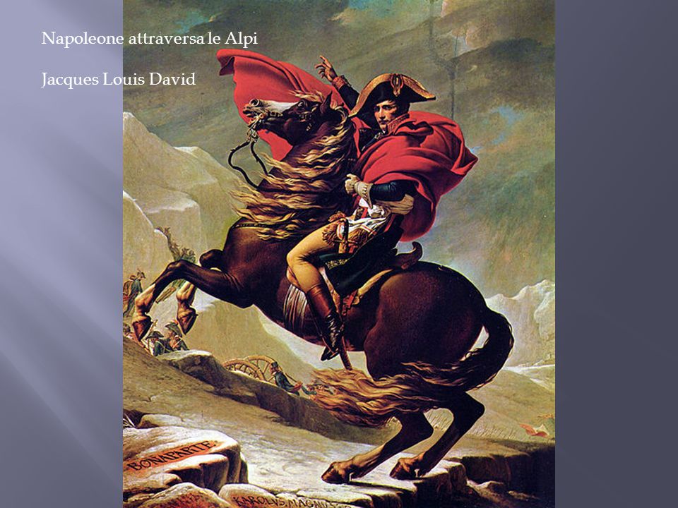 Napoleone attraversa le Alpi