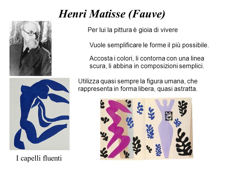 Henri Matisse (Fauve) I capelli fluenti