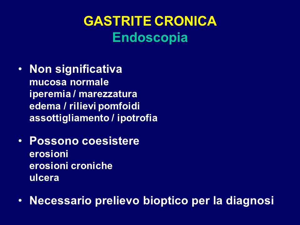 GASTRITE CRONICA Endoscopia