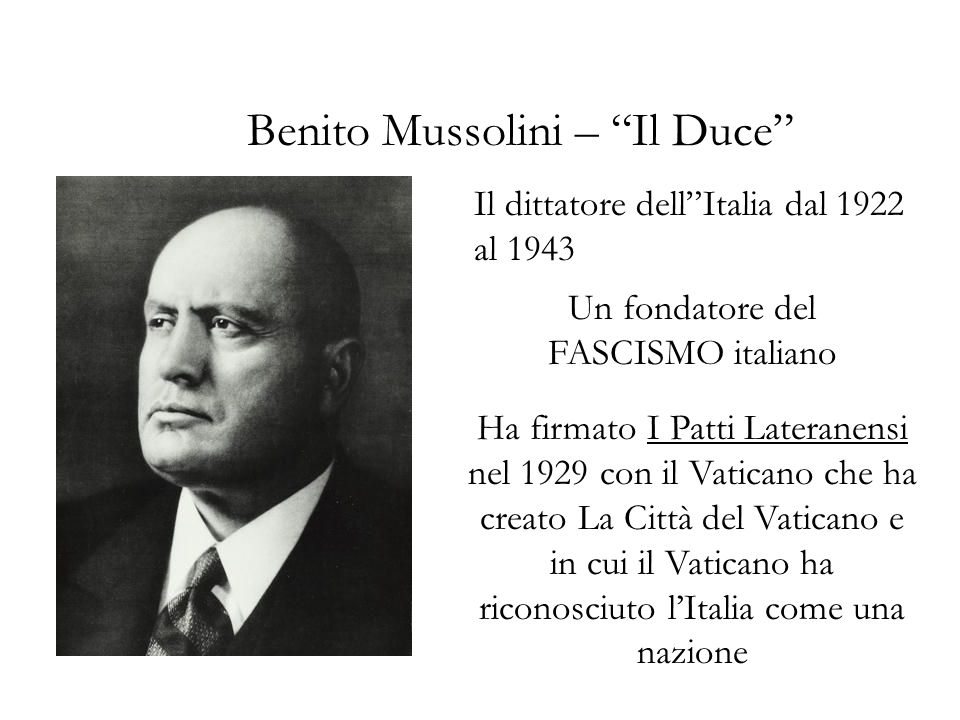 Benito Mussolini – Il Duce