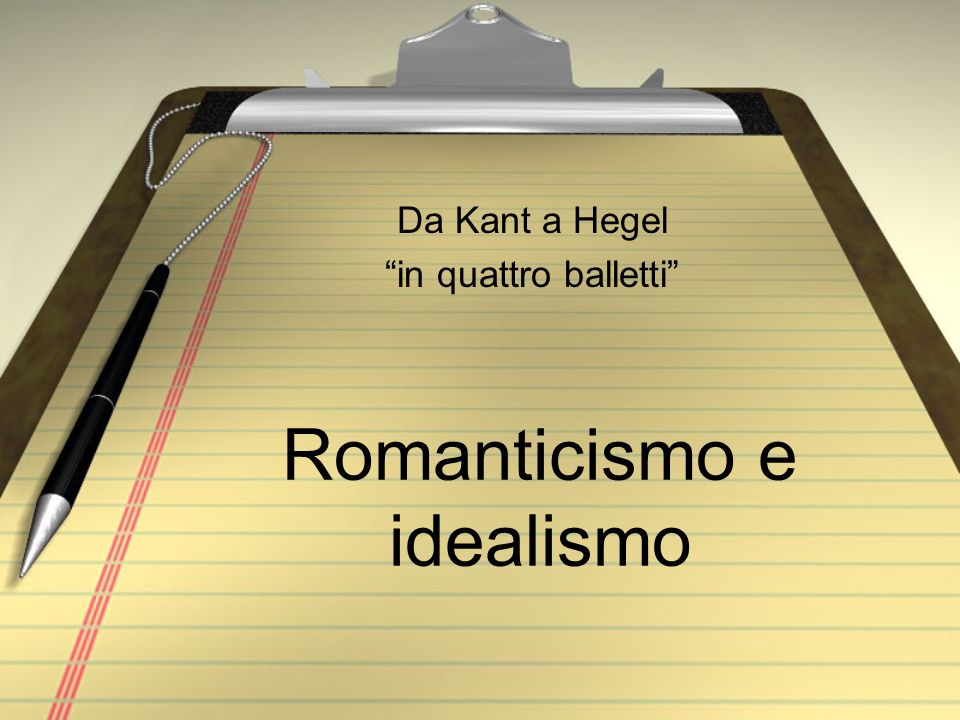Romanticismo e idealismo