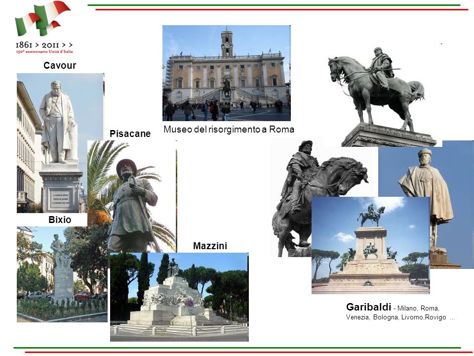 Garibaldi - Milano, Roma, Venezia, Bologna, Livorno,Rovigo …