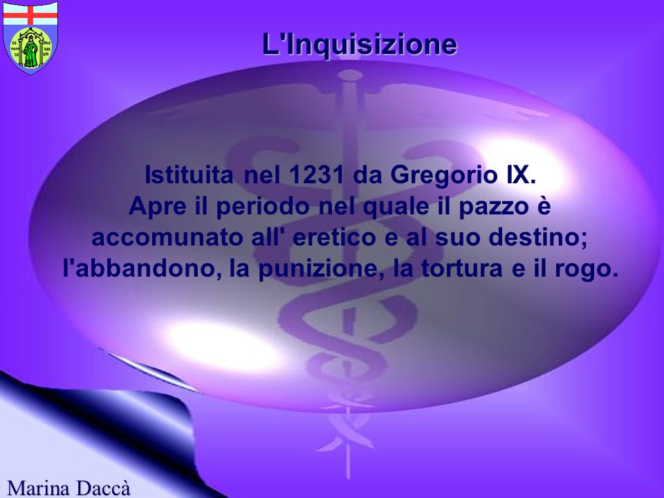 Istituita nel 1231 da Gregorio IX.