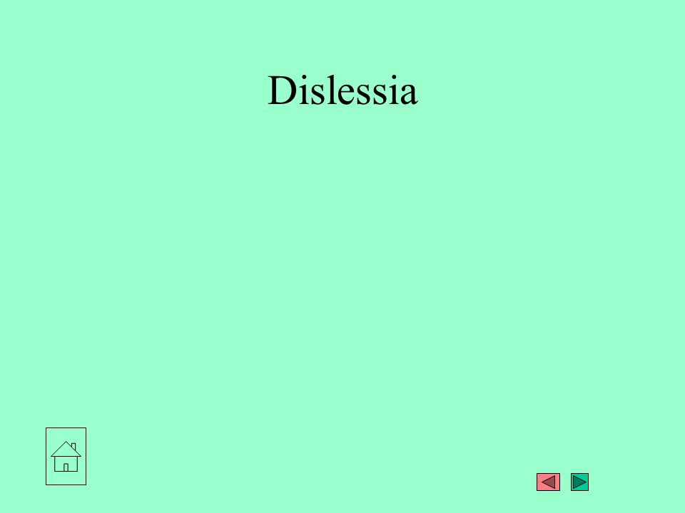 Dislessia