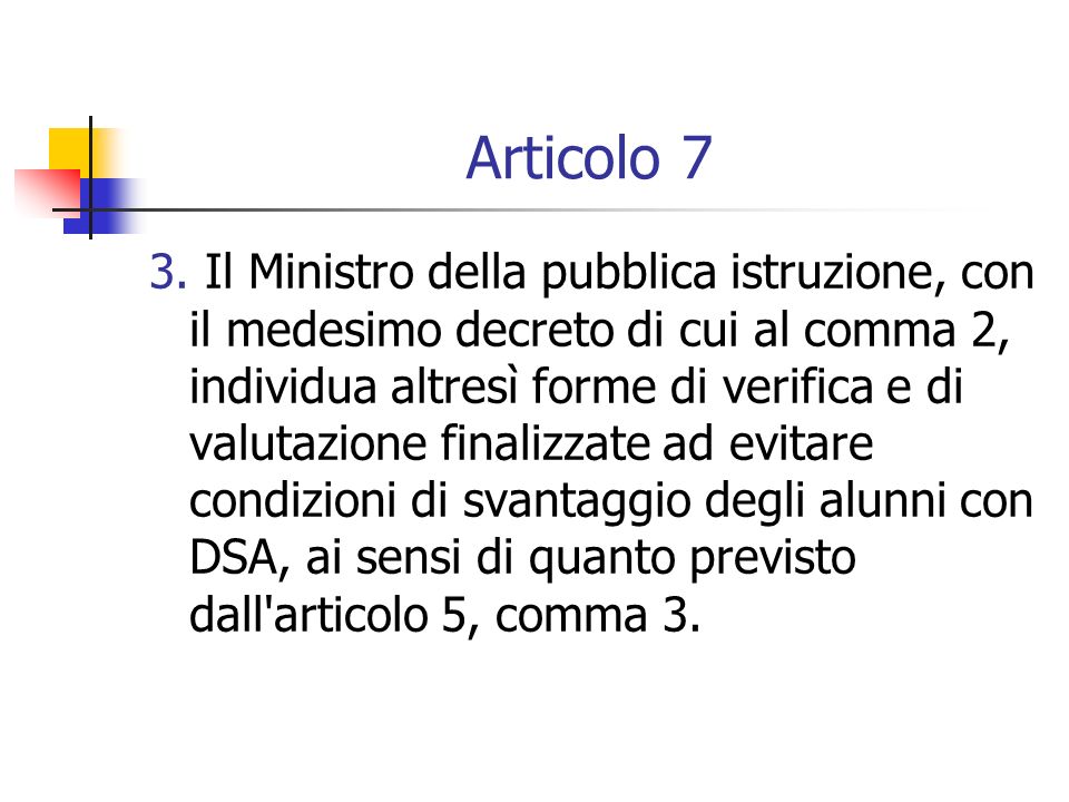 Articolo 7