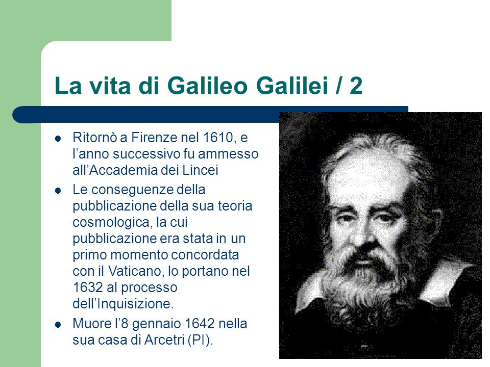 La vita di Galileo Galilei / 2