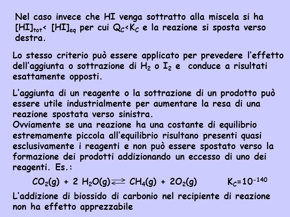 CO2(g) + 2 H2O(g) CH4(g) + 2O2(g) KC=10-140