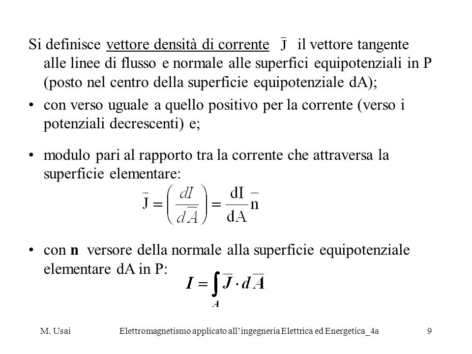 Elettromagnetismo applicato all’ingegneria Elettrica ed Energetica_4a