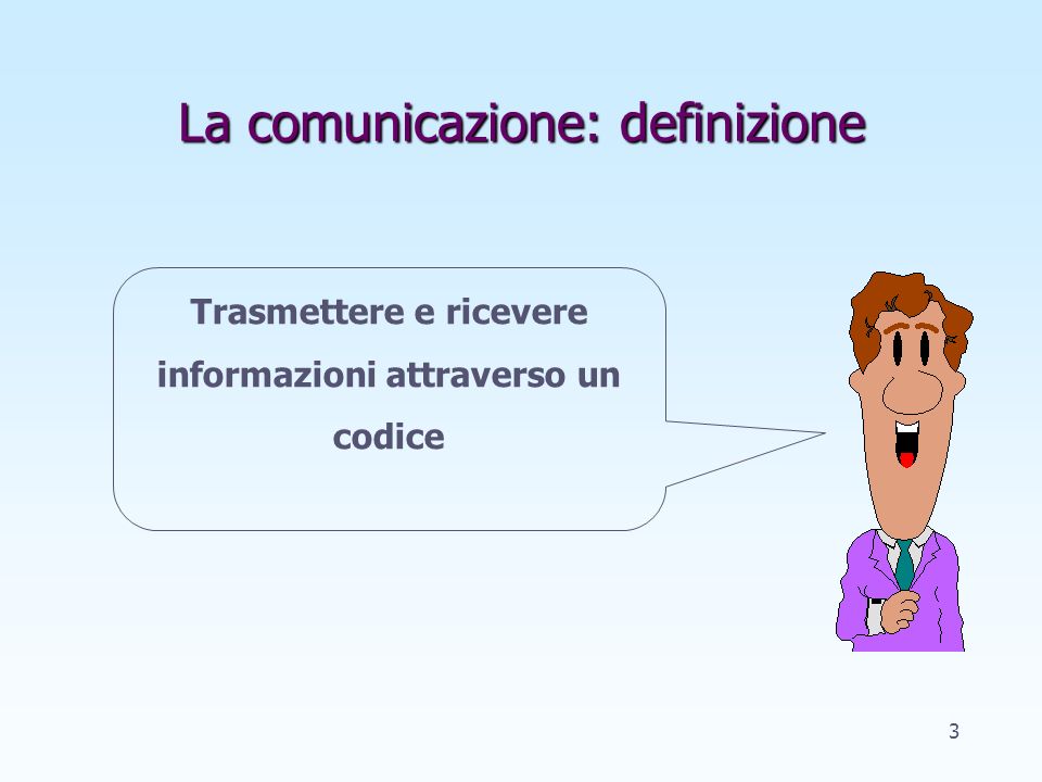 La comunicazione: definizione