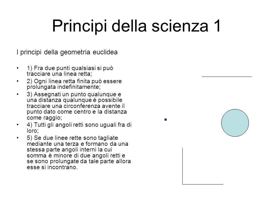 Principi della scienza 1