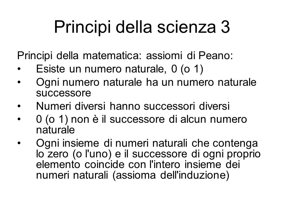 Principi della scienza 3