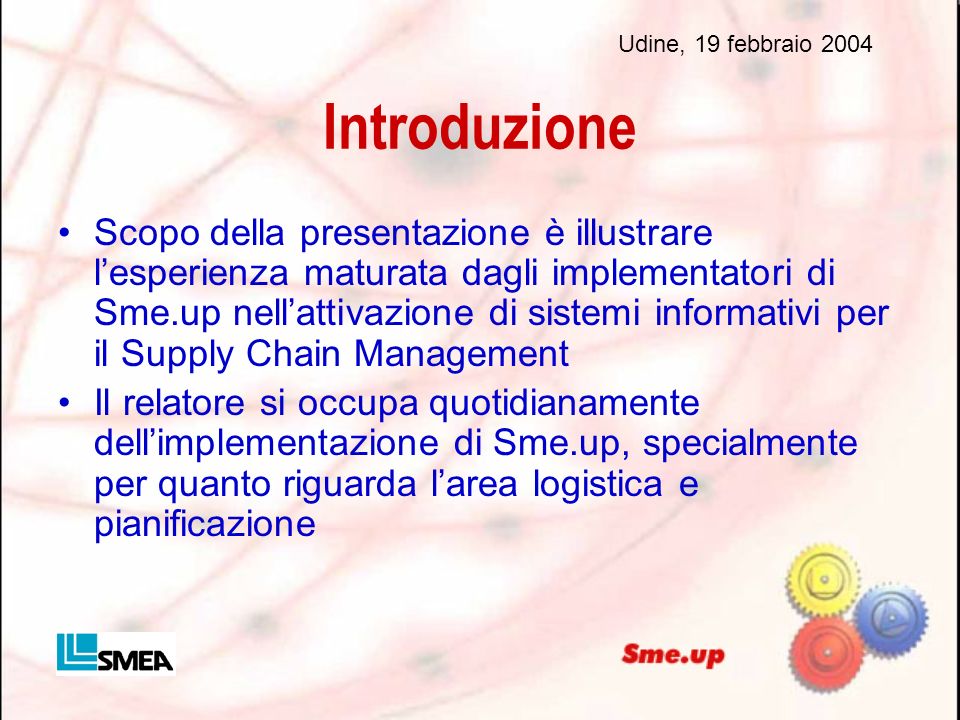 Udine, 19 febbraio 2004 Introduzione.