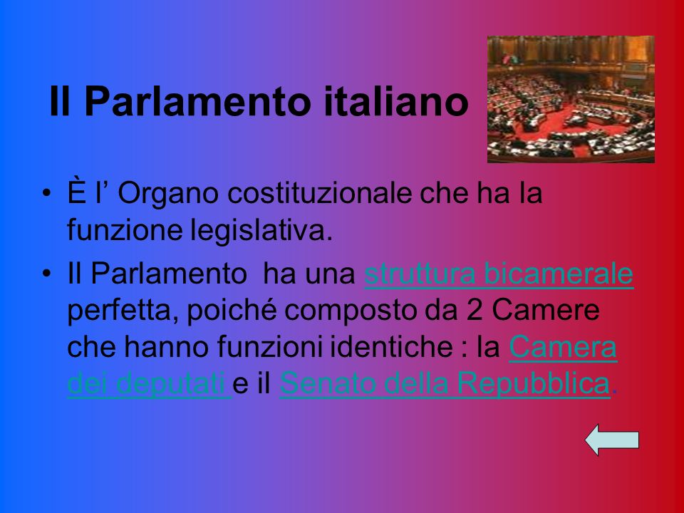 Il Parlamento italiano