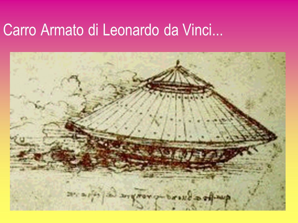 Carro Armato di Leonardo da Vinci...