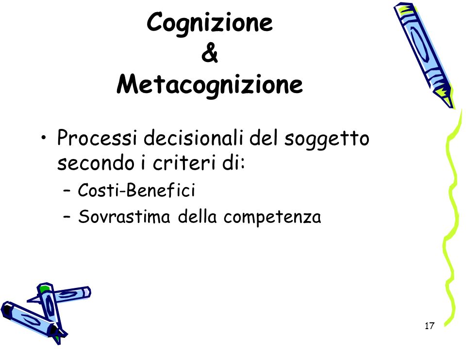 Cognizione & Metacognizione