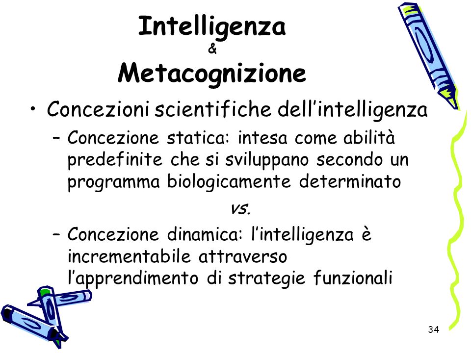 Intelligenza & Metacognizione