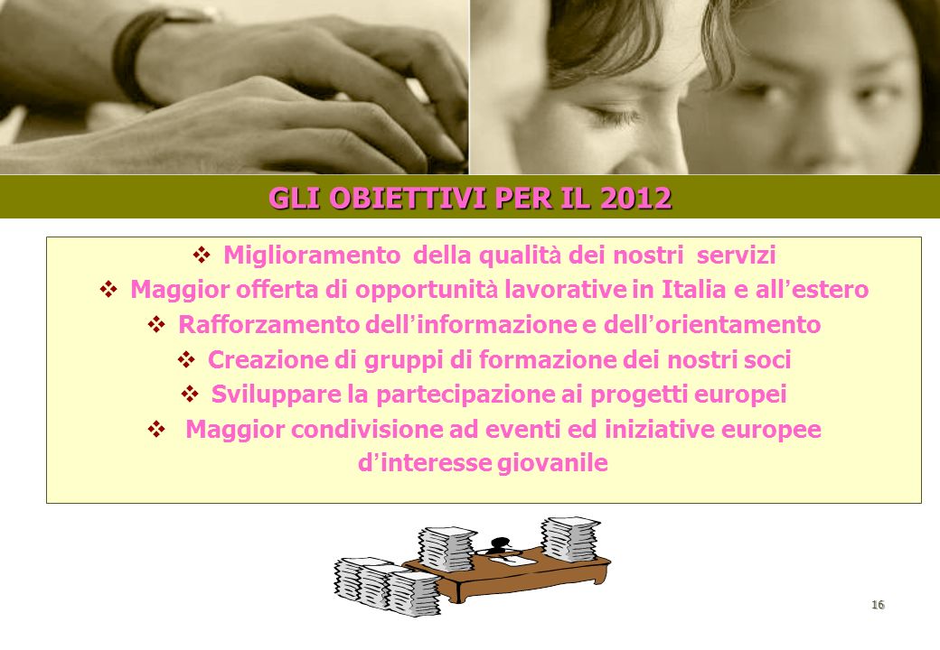 Eurodesk Italy © GLI OBIETTIVI PER IL Miglioramento della qualità dei nostri servizi.