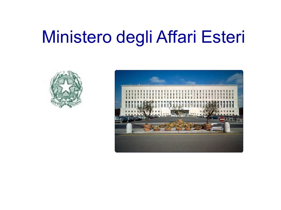 Ministero degli Affari Esteri