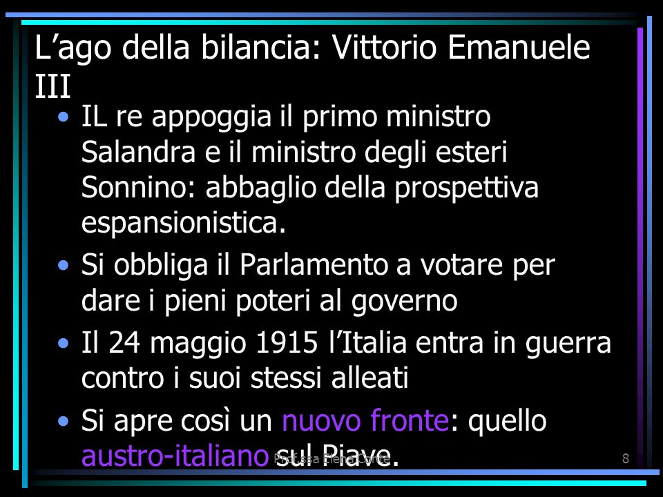 L’ago della bilancia: Vittorio Emanuele III