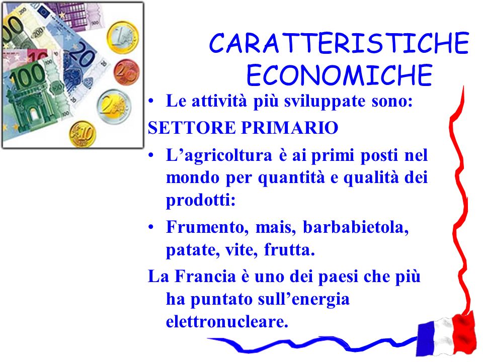 CARATTERISTICHE ECONOMICHE