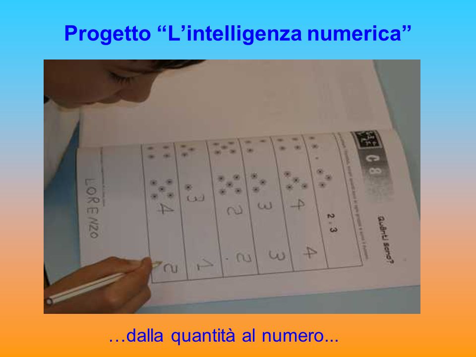 Progetto L’intelligenza numerica