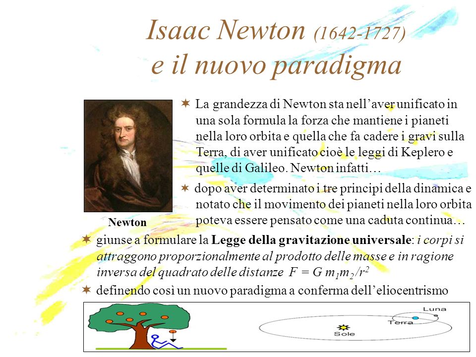 Isaac Newton ( ) e il nuovo paradigma