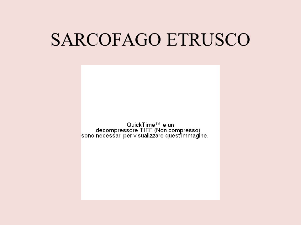 SARCOFAGO ETRUSCO