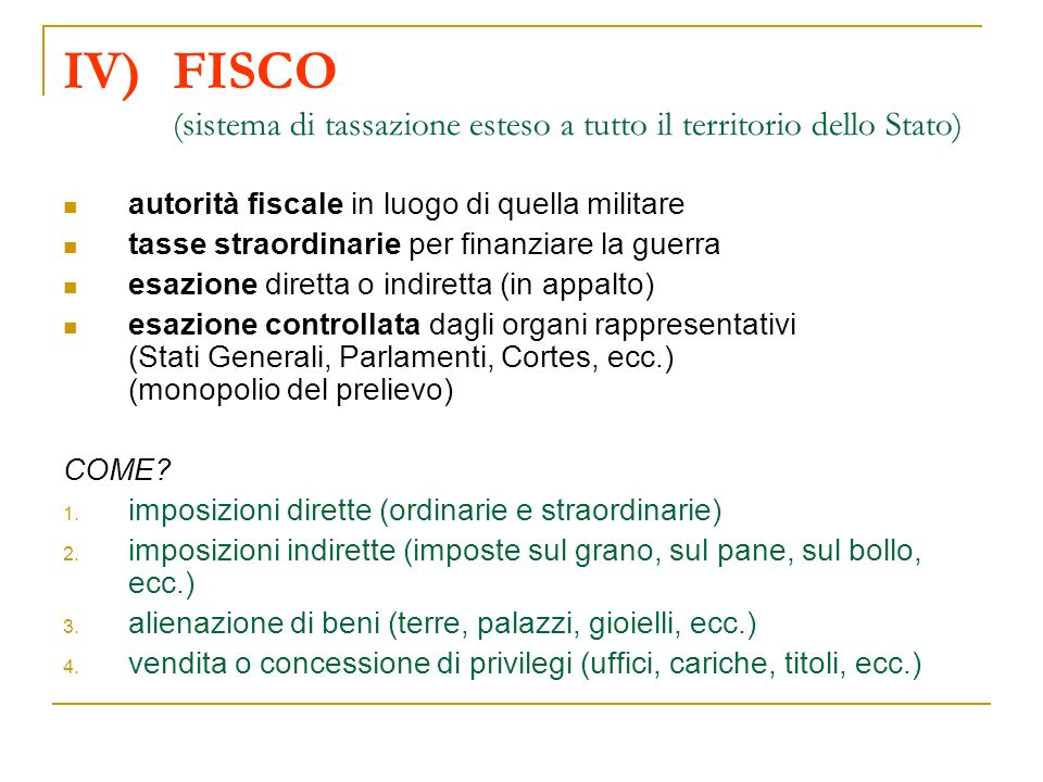 FISCO (sistema di tassazione esteso a tutto il territorio dello Stato)