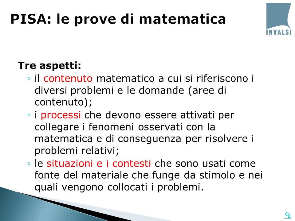PISA: le prove di matematica