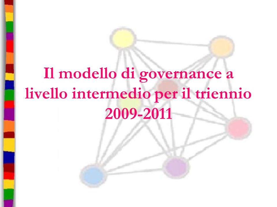 Il modello di governance a livello intermedio per il triennio