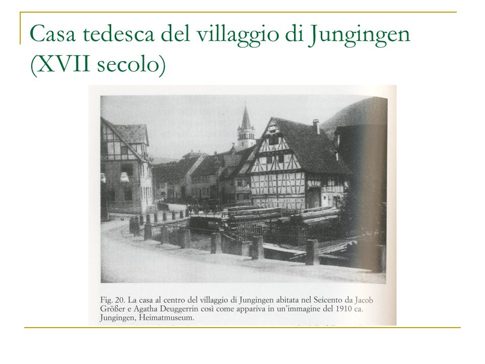 Casa tedesca del villaggio di Jungingen (XVII secolo)
