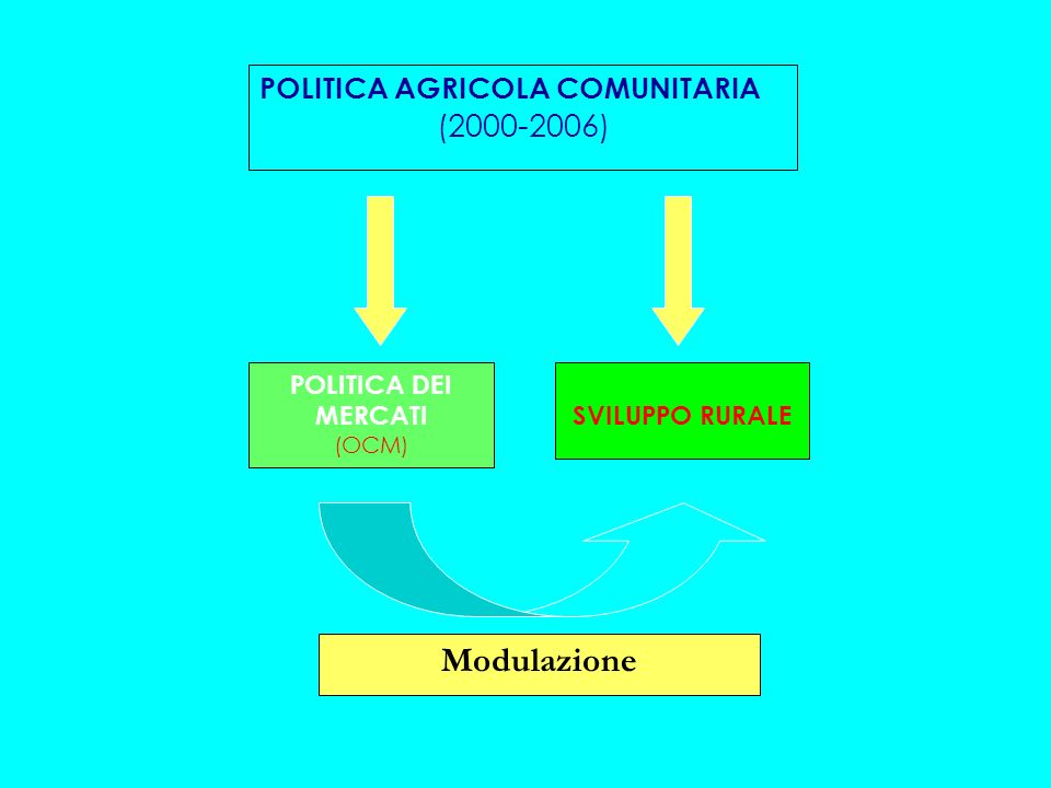 Modulazione ( ) POLITICA AGRICOLA COMUNITARIA