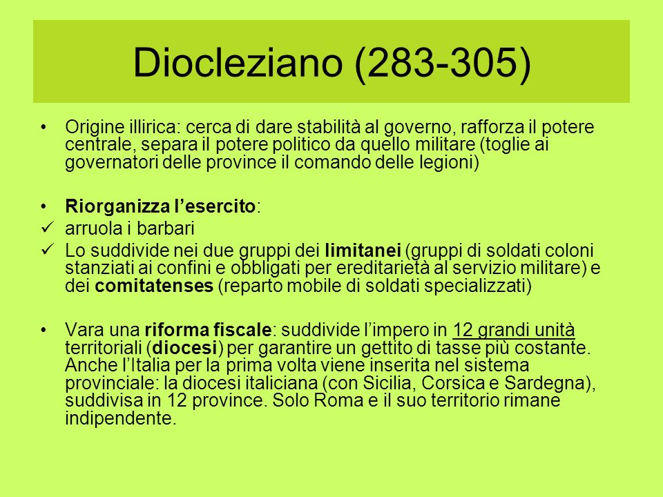 Diocleziano ( )