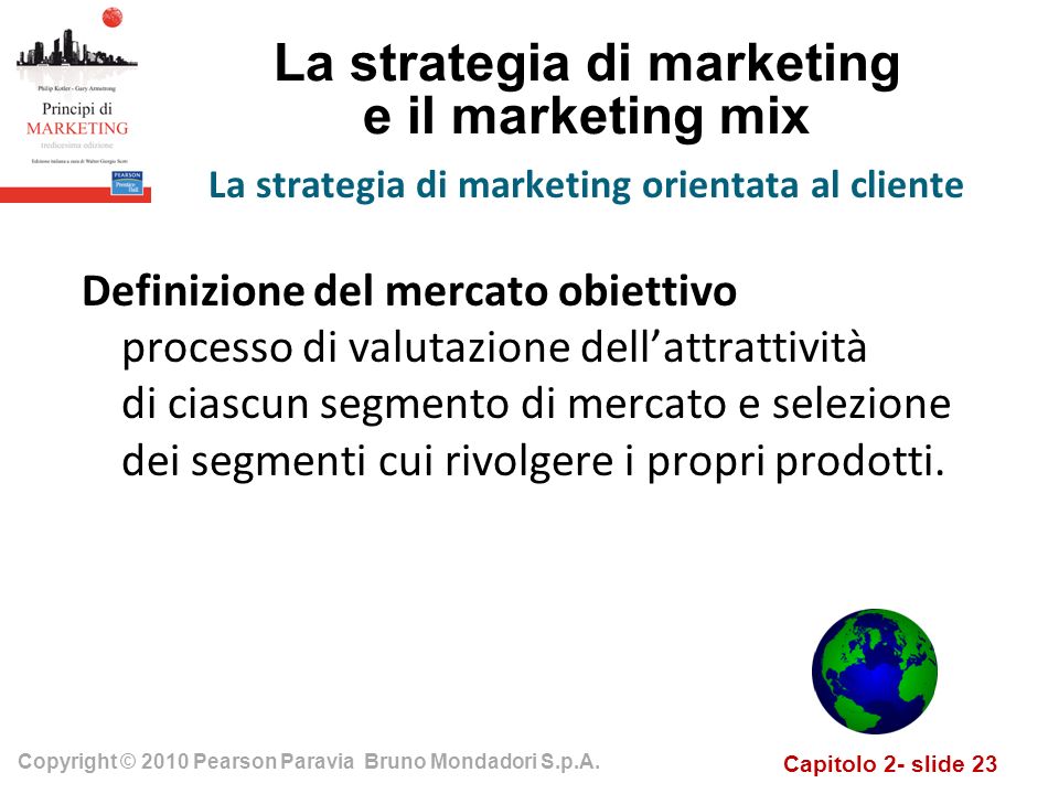 La strategia di marketing e il marketing mix