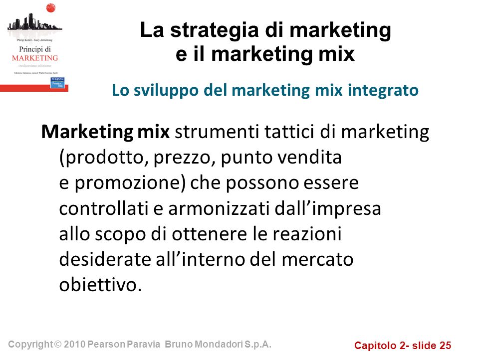 La strategia di marketing e il marketing mix
